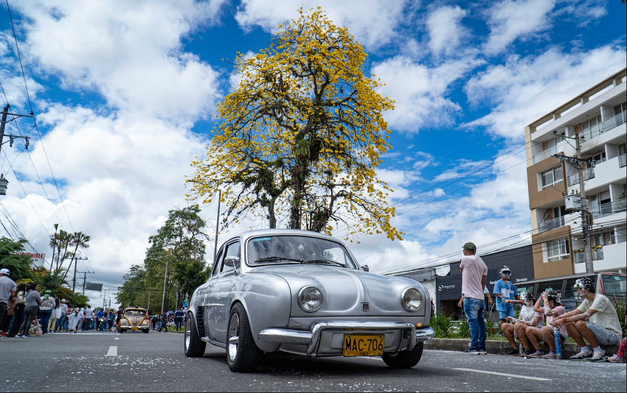 Varios modelos antiguos de automóviles se robaron la atención de los asistentes de estos desfiles, los cuales mostraron la calidad de la organización de estos festejos populares.