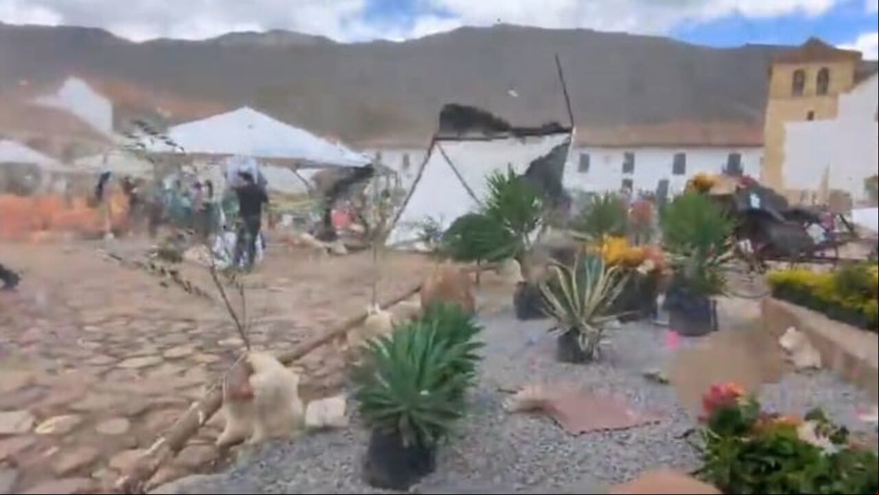 Vendaval en Villa de Leyva
