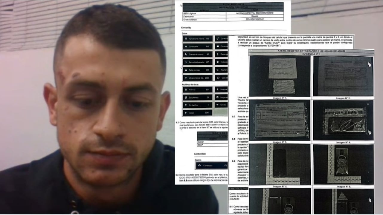 La Fiscalía hizo la extracción de información al celular del Jean Karlo Bermúdez, el motociclista capturado por el asesinado del auditor Hernán Franco, cerca al parque de la 93.