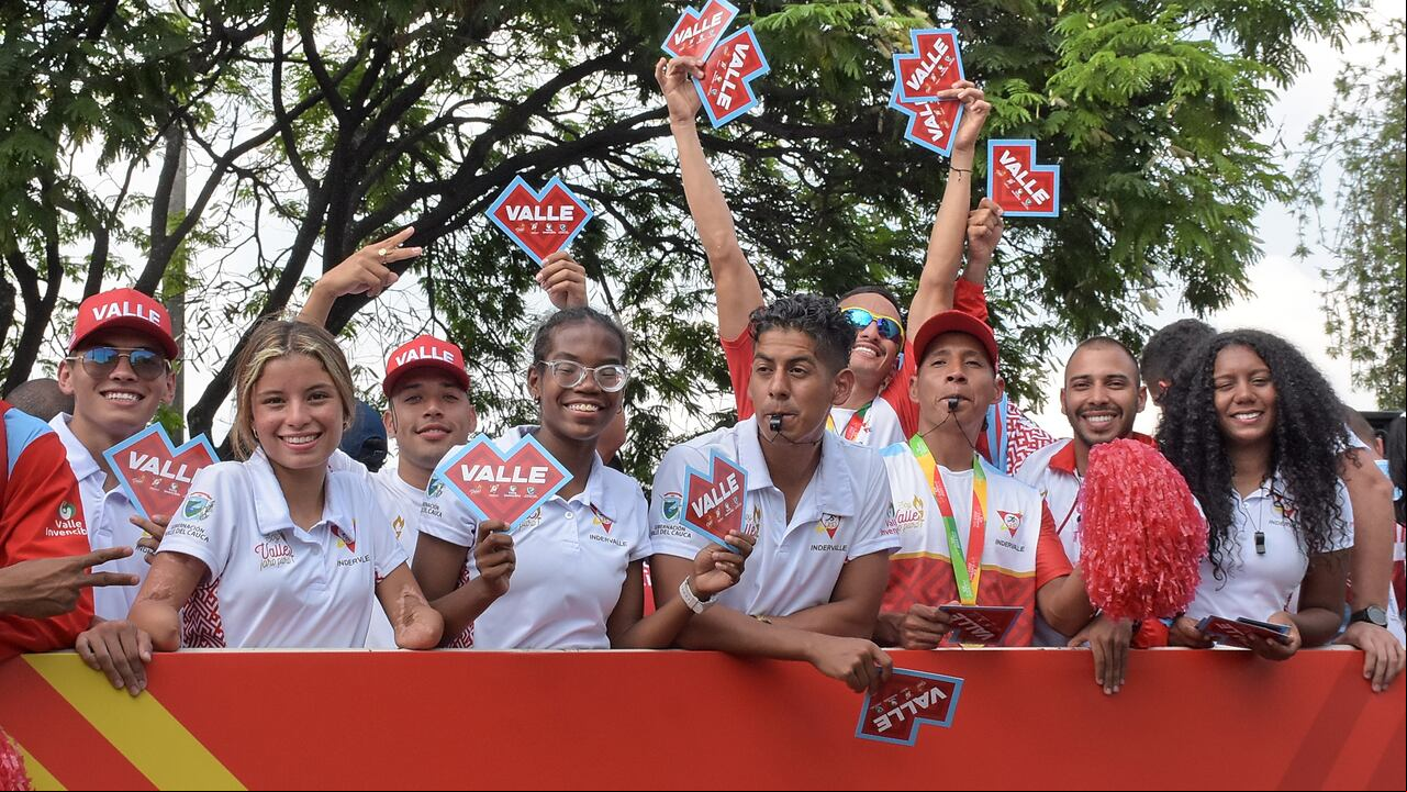 Bienvenida a los atletas paralímpicos del Valle, Campeones de los VI Juegos Paranacionales del Eje Cafetero 2023.