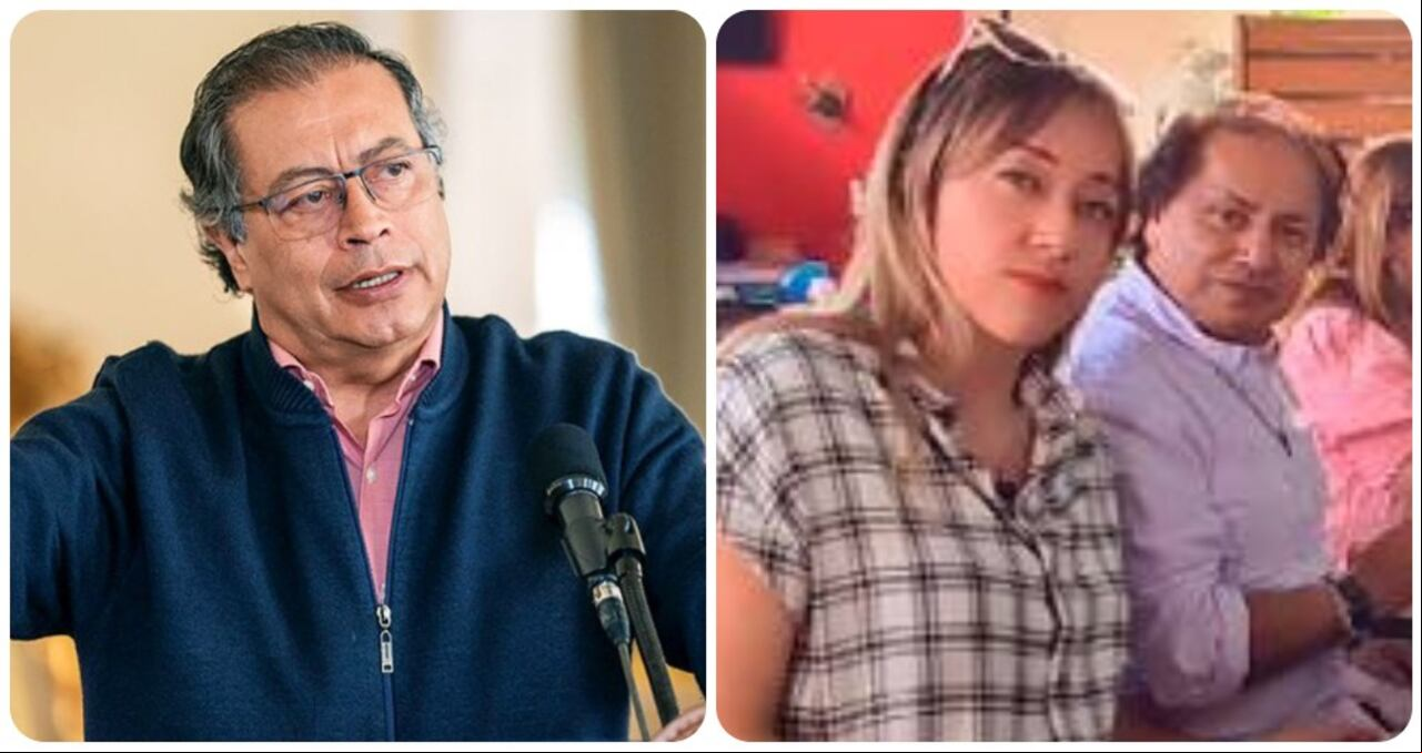 Gustavo Petro, Juan Fernando Petro y su esposa.