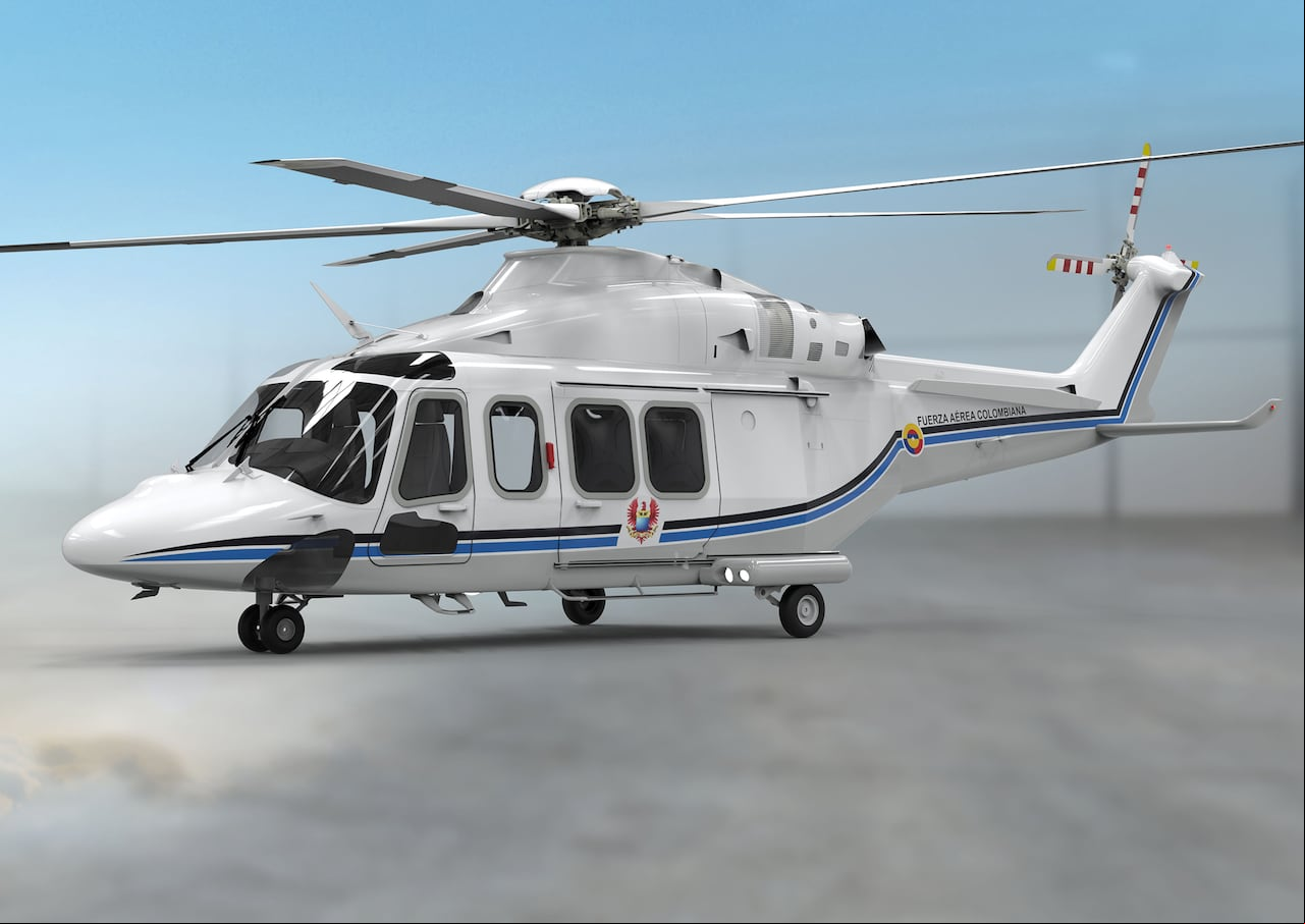 Helicóptero presidencial Leonardo AW-139. Foto: Leonardo.