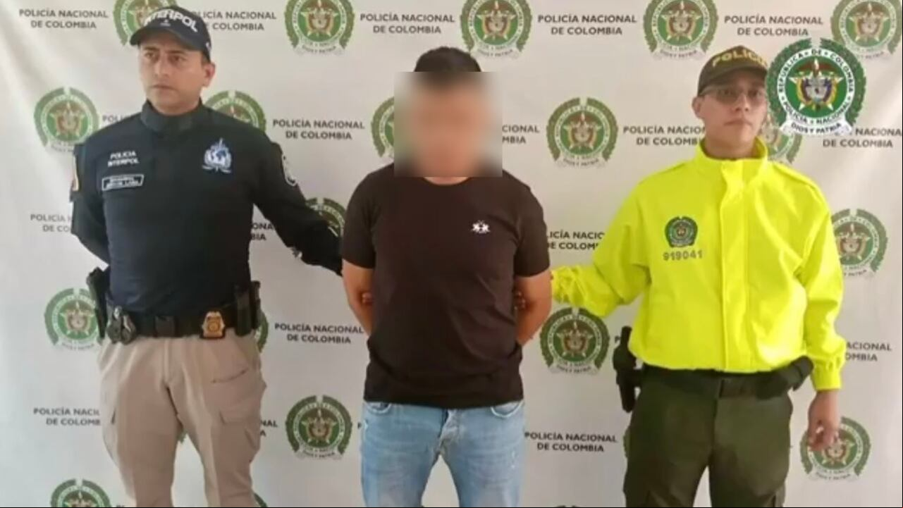 Mateo Sebastián Pintor, alias El Tatuado, fue detenido en Rionegro, Antioquia.