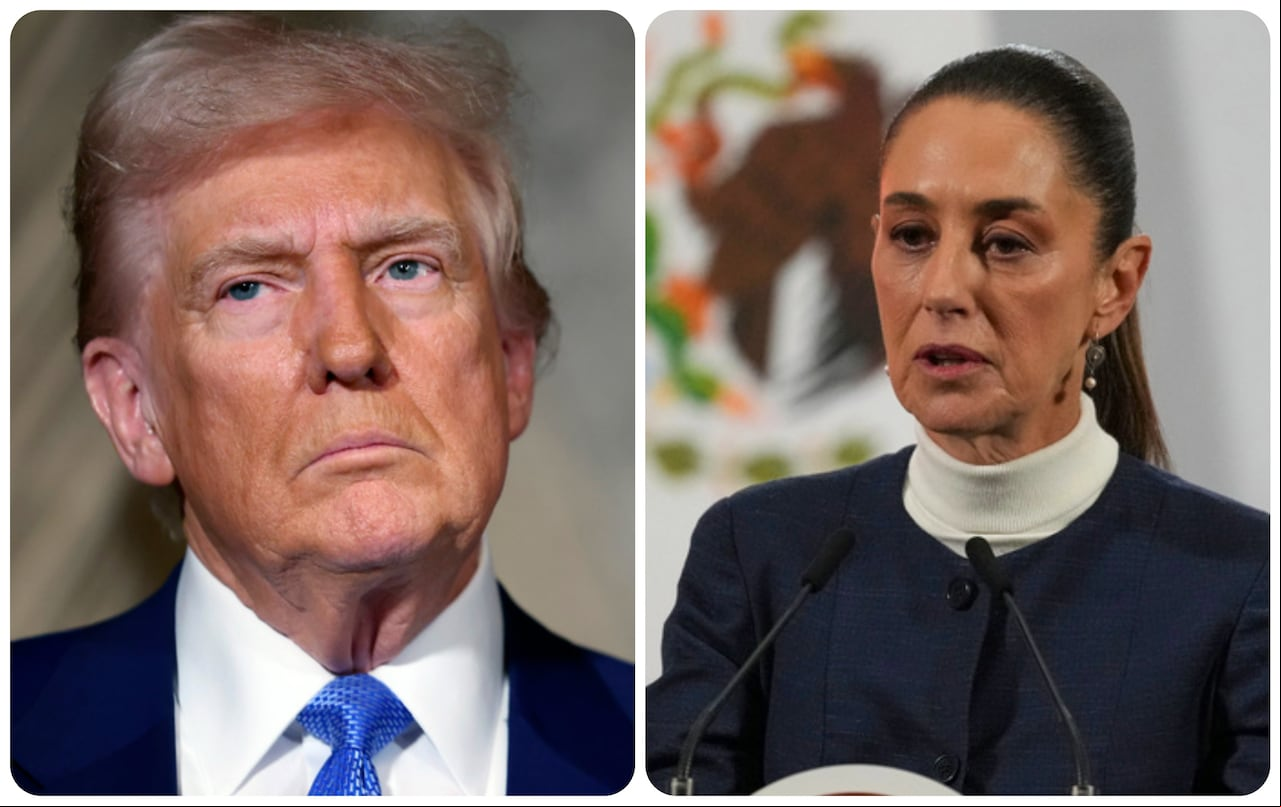 Donald Trump y Claudia Sheinbaum