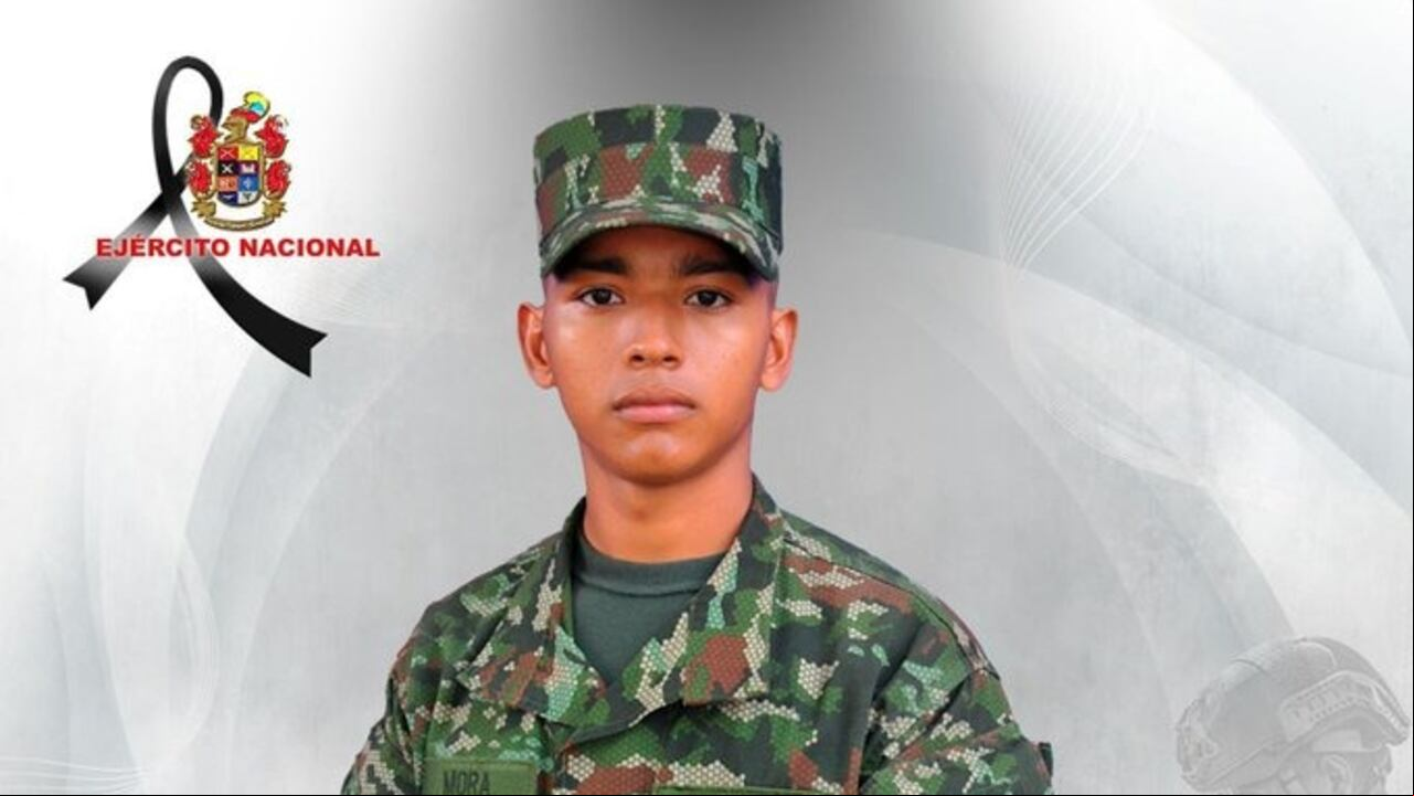 La víctima mortal fue identificado como el soldado profesional Breiner Yesid Mora Peralta.