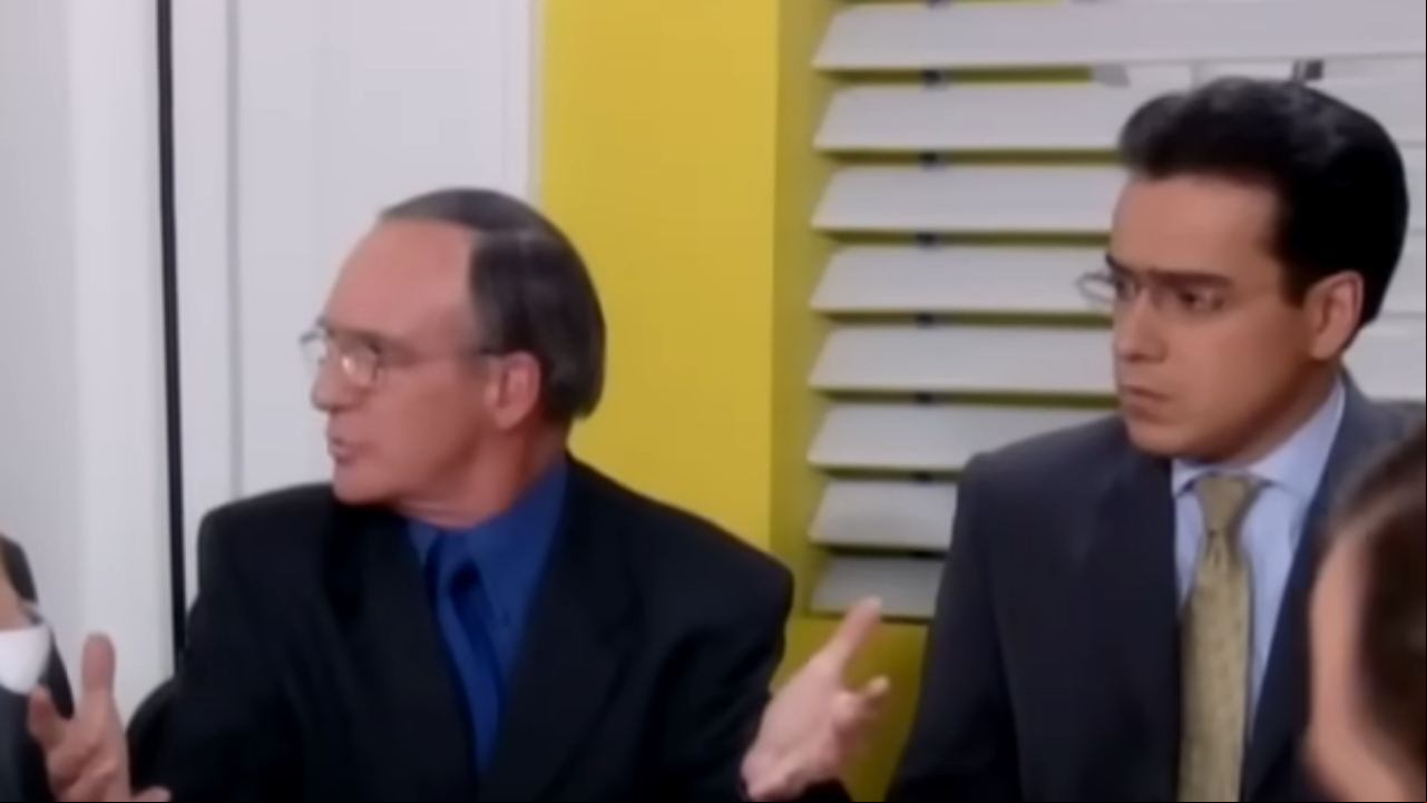 Jorge Enrique Abello y Kepa Amuchastegui en una escena de 'Yo soy Betty, la fea'