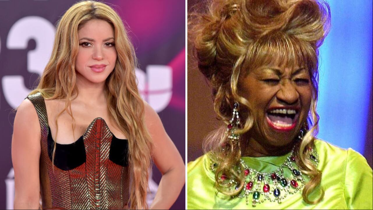 Shakira y Celia Cruz
