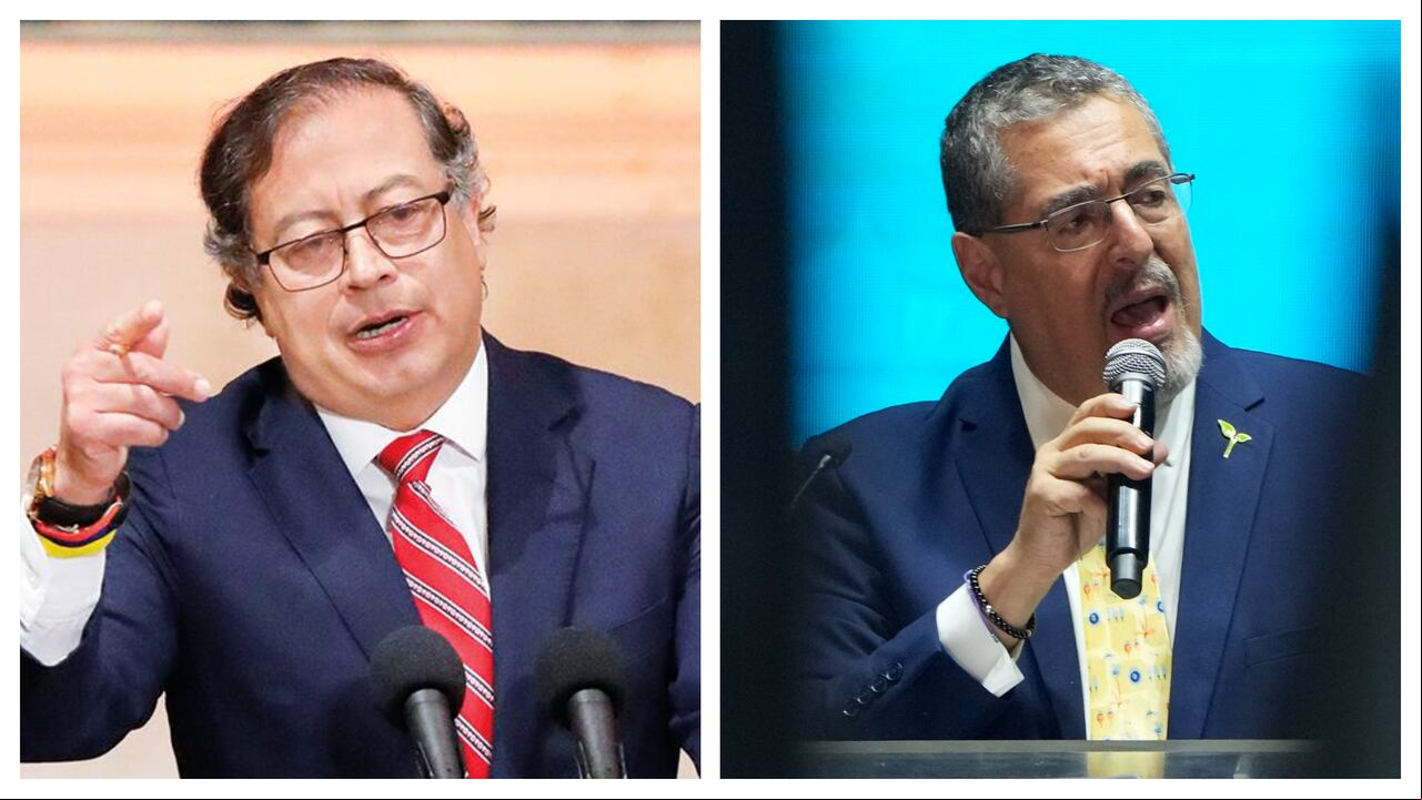 Gustavo Petro se solidarizó con Bernardo Arévalo.