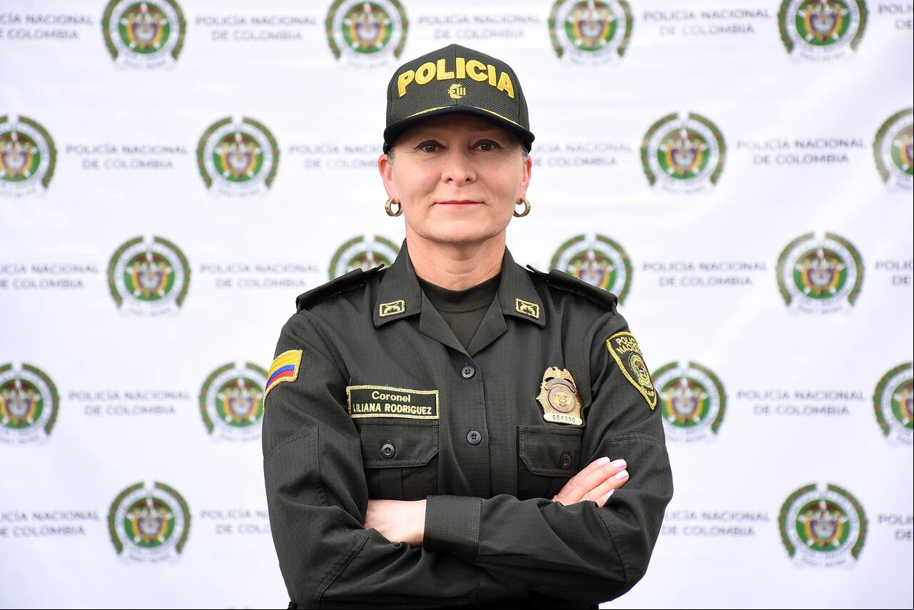 Sandra Liliana Rodríguez Comandante Policía Valle.