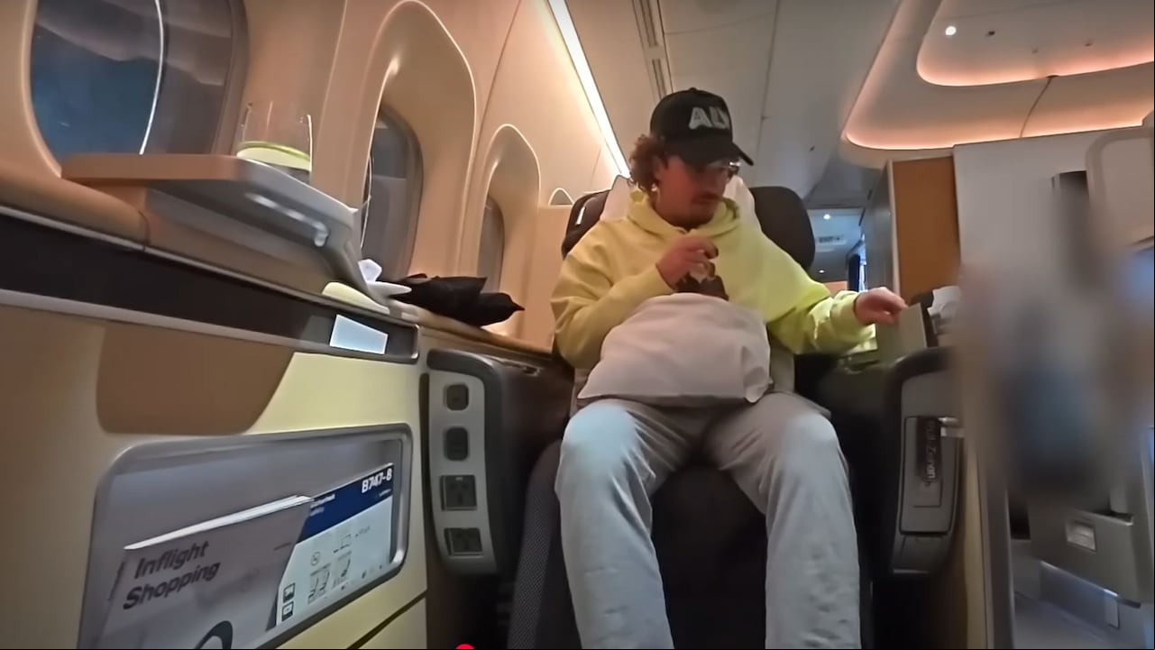 Luisito mostró toda su experiencia en el vuelo.