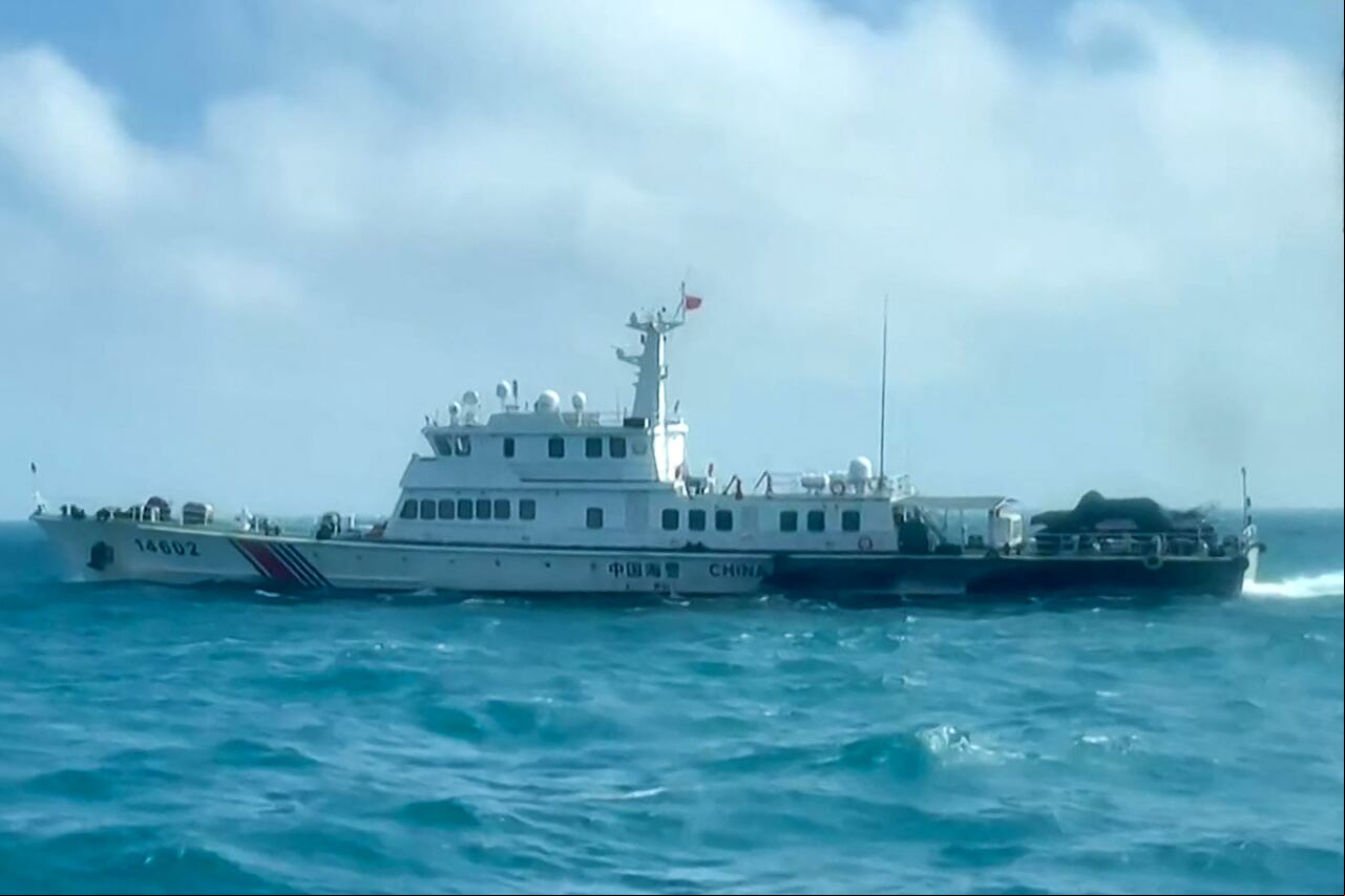 Son más de 100 barcos de guerra los que fueron enviados por China a Taiwan.
