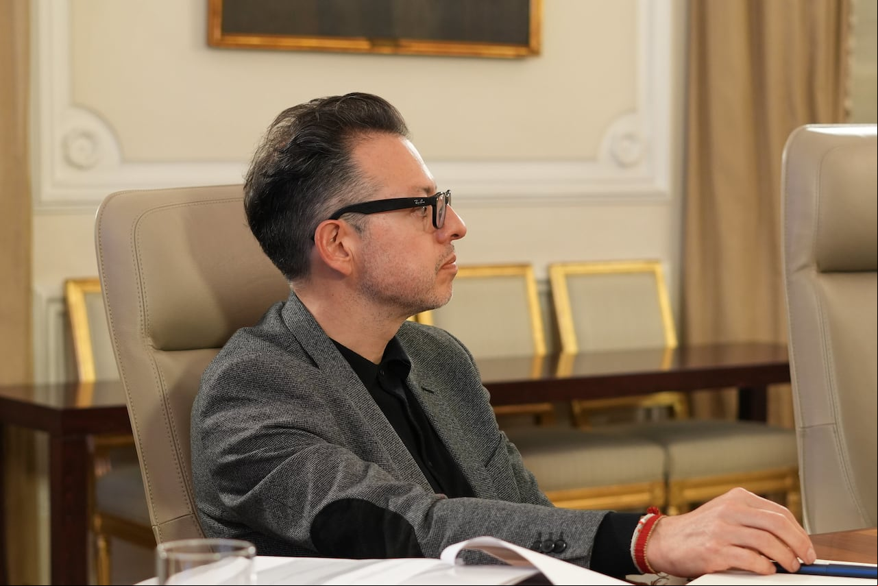 Juan David Correa en el consejo de ministros adelantado en Bogotá el 4 de febrero de 2025. | Foto: Andrea Puentes y Ovidio González - Presidencia de la República