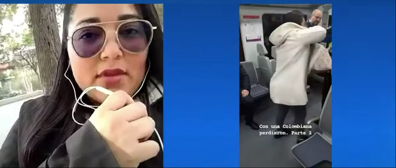 colombiana robo metro madrid
