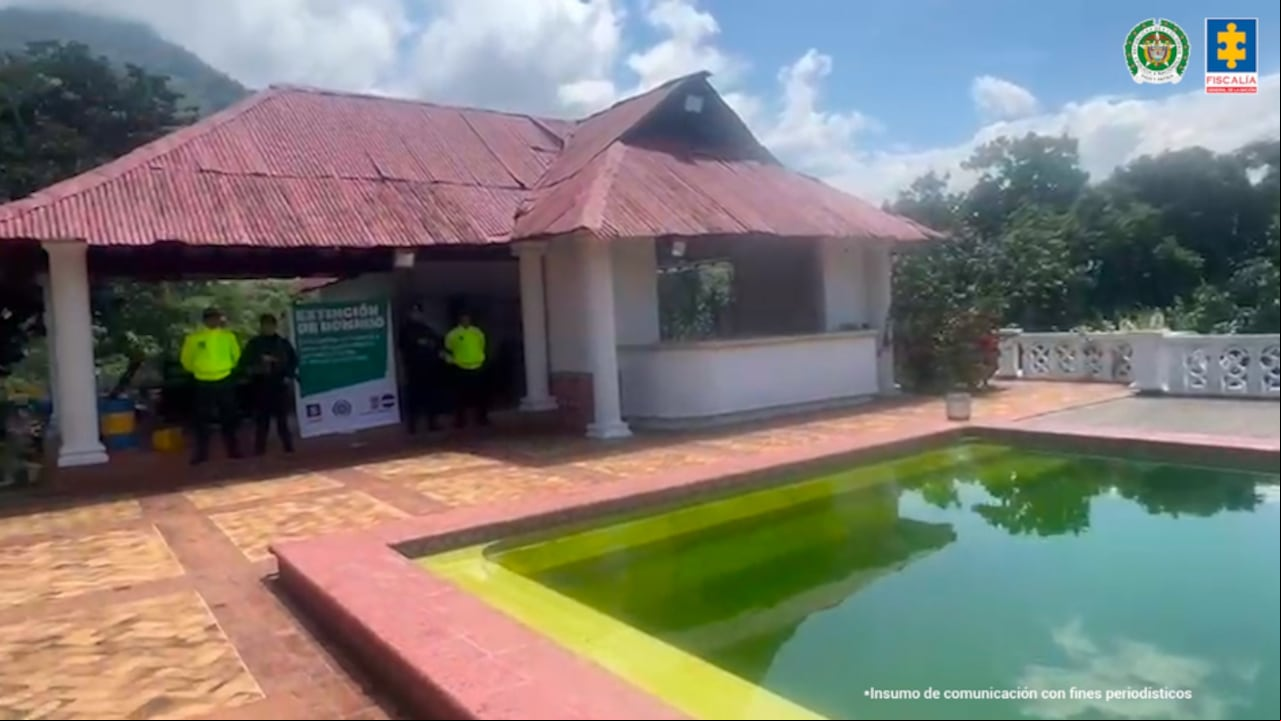 Finca de alias el Osito en Caldas.