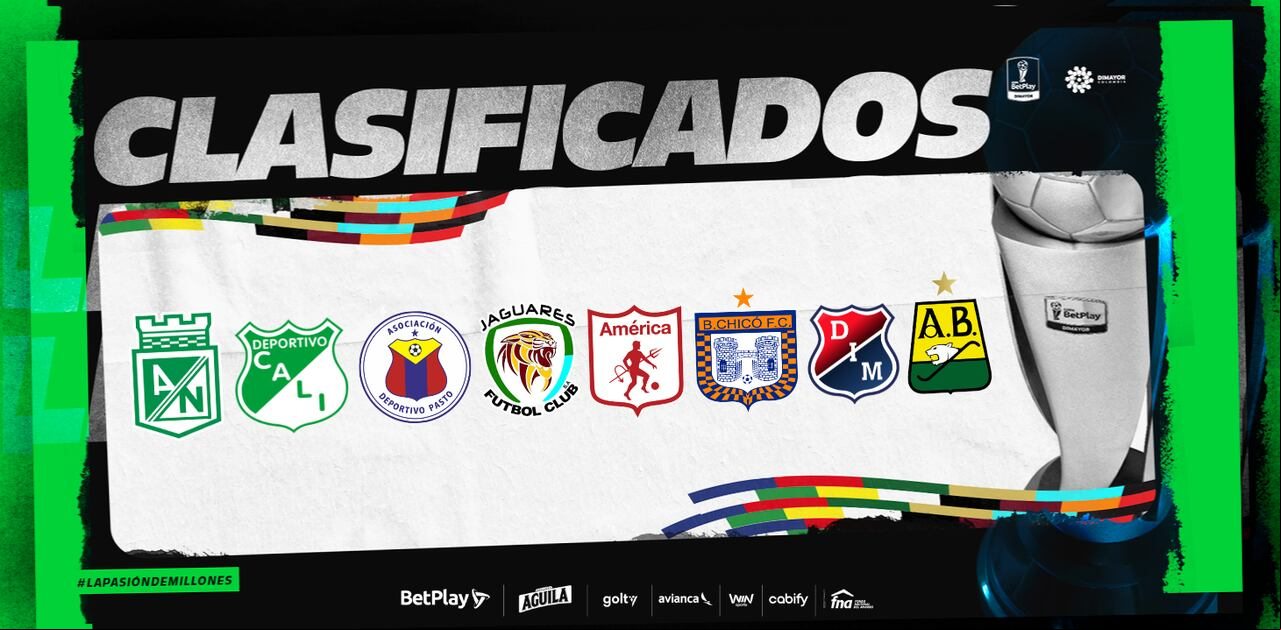 América y Cali están en los cuartos de final de Copa Betplay