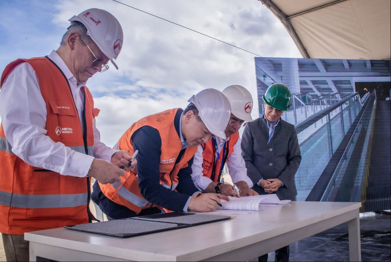 Obras Metro de Bogotá
Bogota julio del 2023
Foto: Prensa Alcaldía de Bogotá