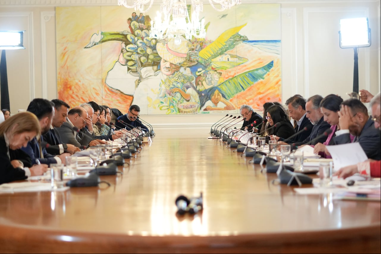 Consejo de ministros del gobierno Petro el 14 de abril de 2025.