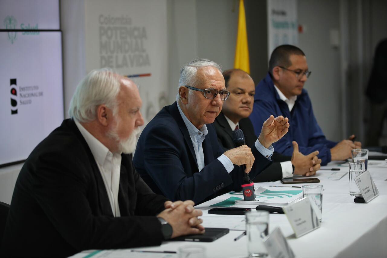 Guillermo Alfonso Jaramillo
Ministro de Salud, rueda de prensa Covid