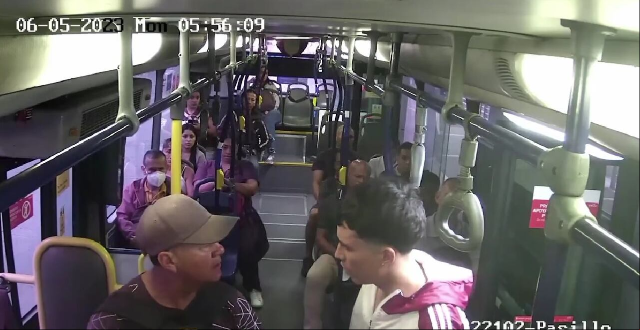 Metrocali reveló video donde se muestra la presunta causa de ataque a puñaladas a un del MIO en Cali.
