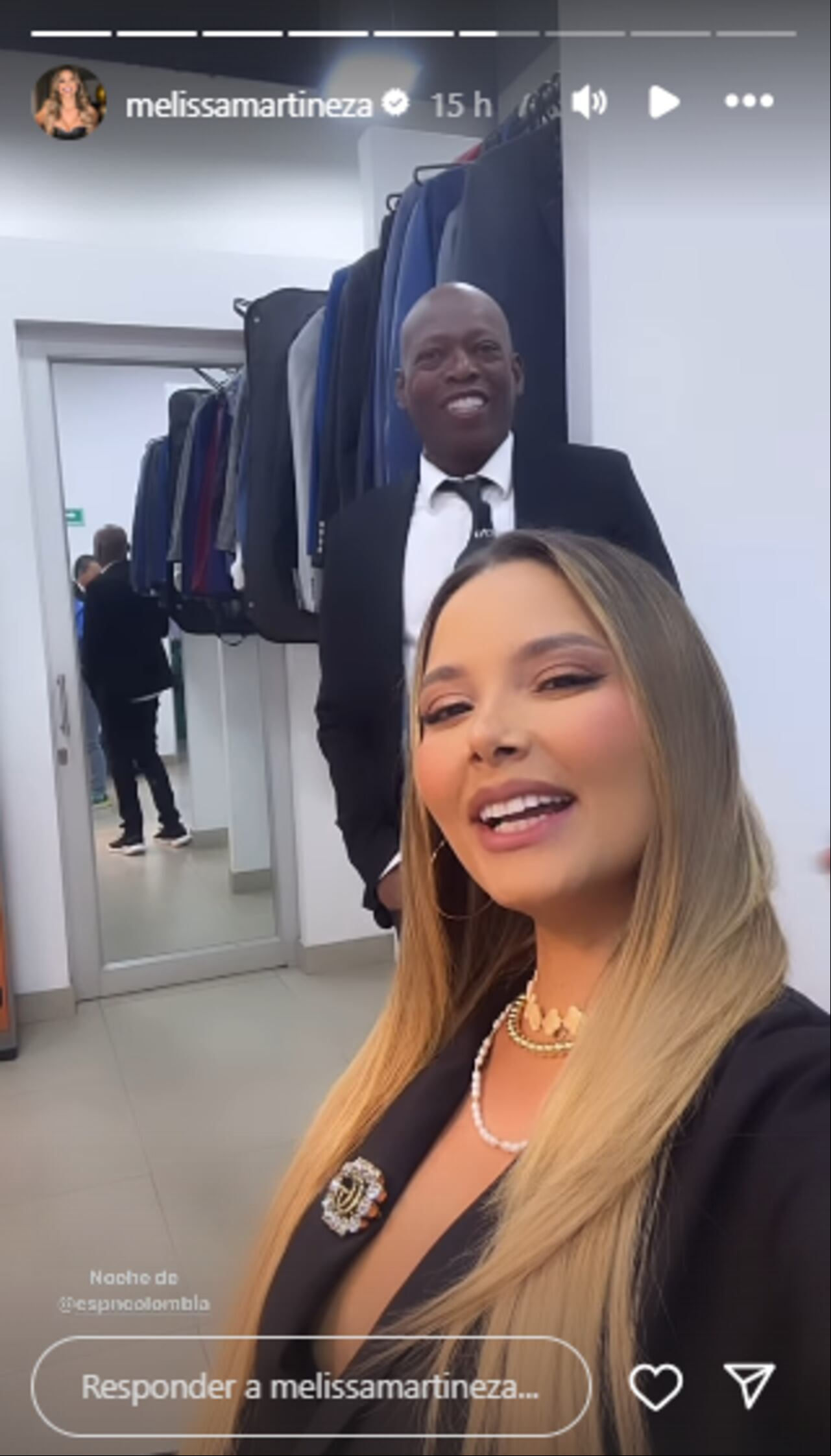 Melissa Martínez y Faustino Asprilla protagonizaron un divertido video que se viralizó en redes sociales.