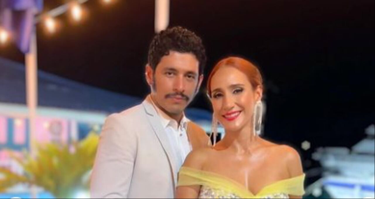 Chichila Navia y Santiago Alarcón - Foto tomada de Instagram @chichilanavia