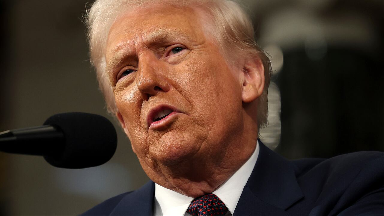 Donald Trump da su discurso de la Unión ante el Congreso de Estados Unidos