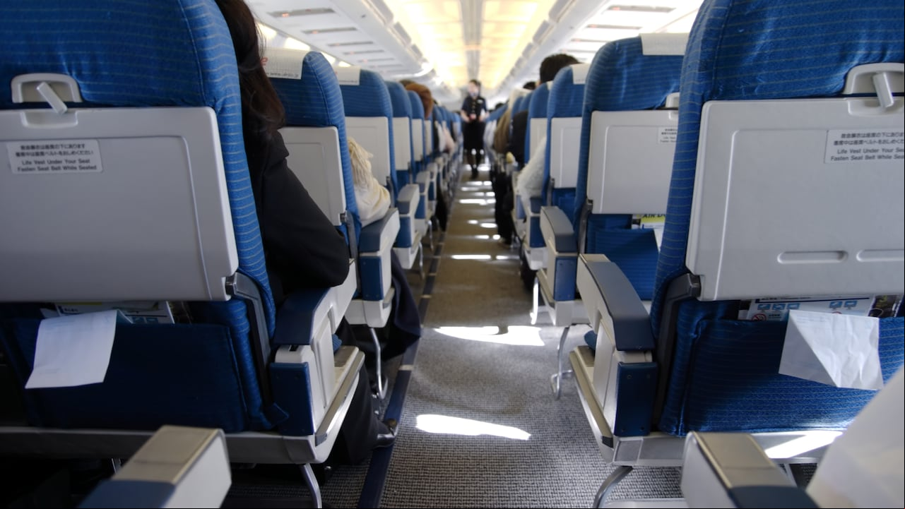 Asientos de un avión