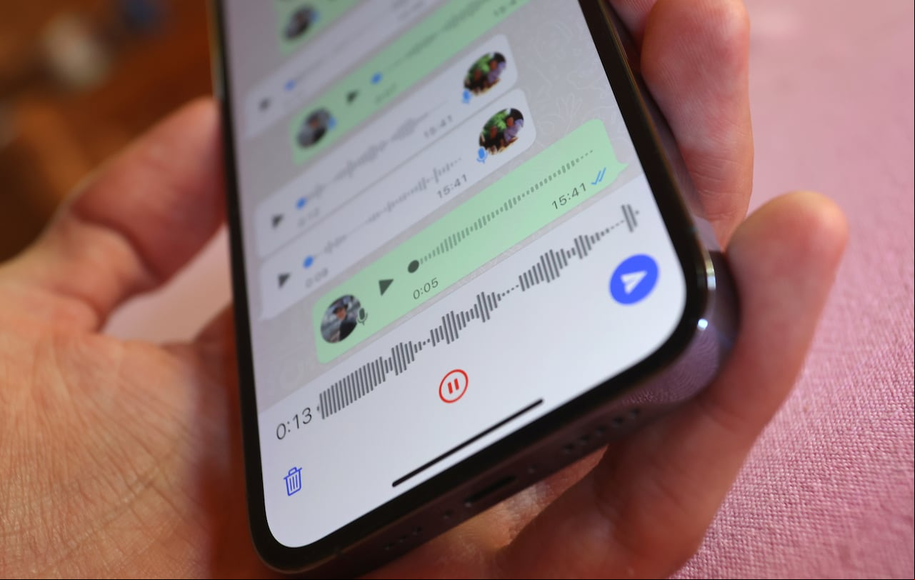 WhatsApp prepara novedades para las notas de voz.