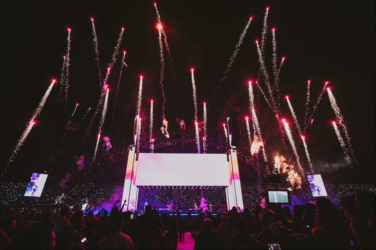 Maluma en Medellín, 26 de abril 2025.