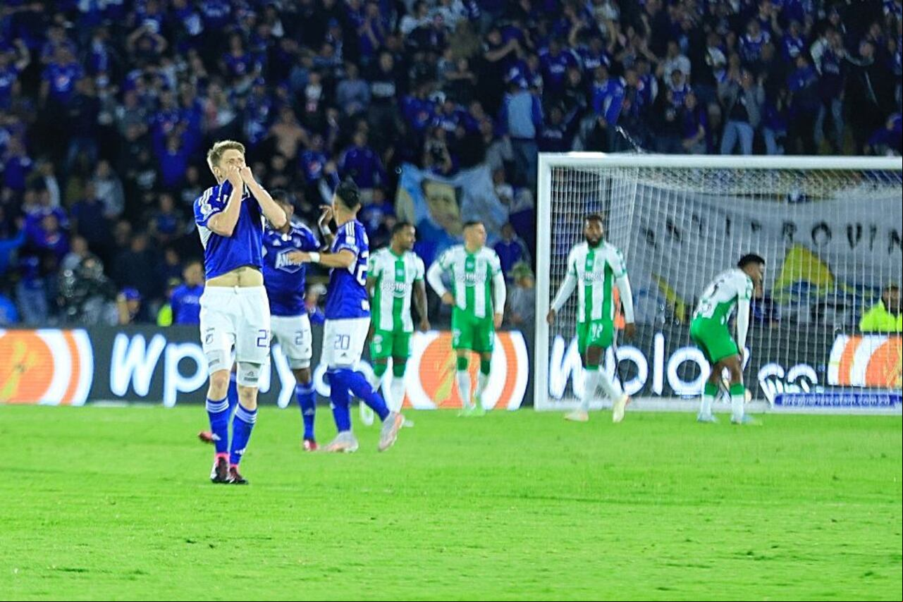 Final del fútbol colombiano entre Millonarios y Nacional