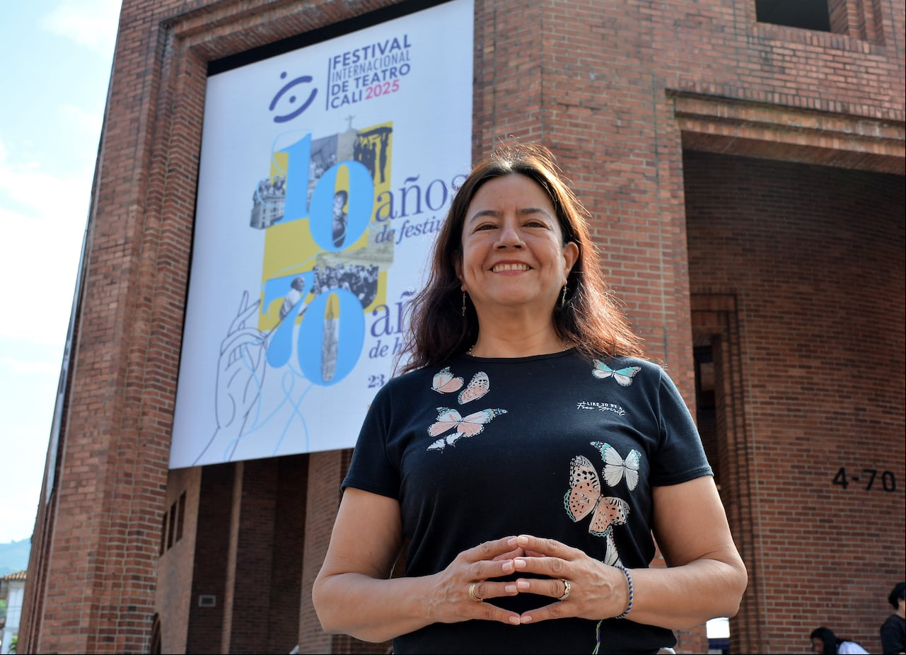 Myriam Cecilia Mora, directora del festival internacional de teatro de Cali. Foto Jorge Orozco / El País.