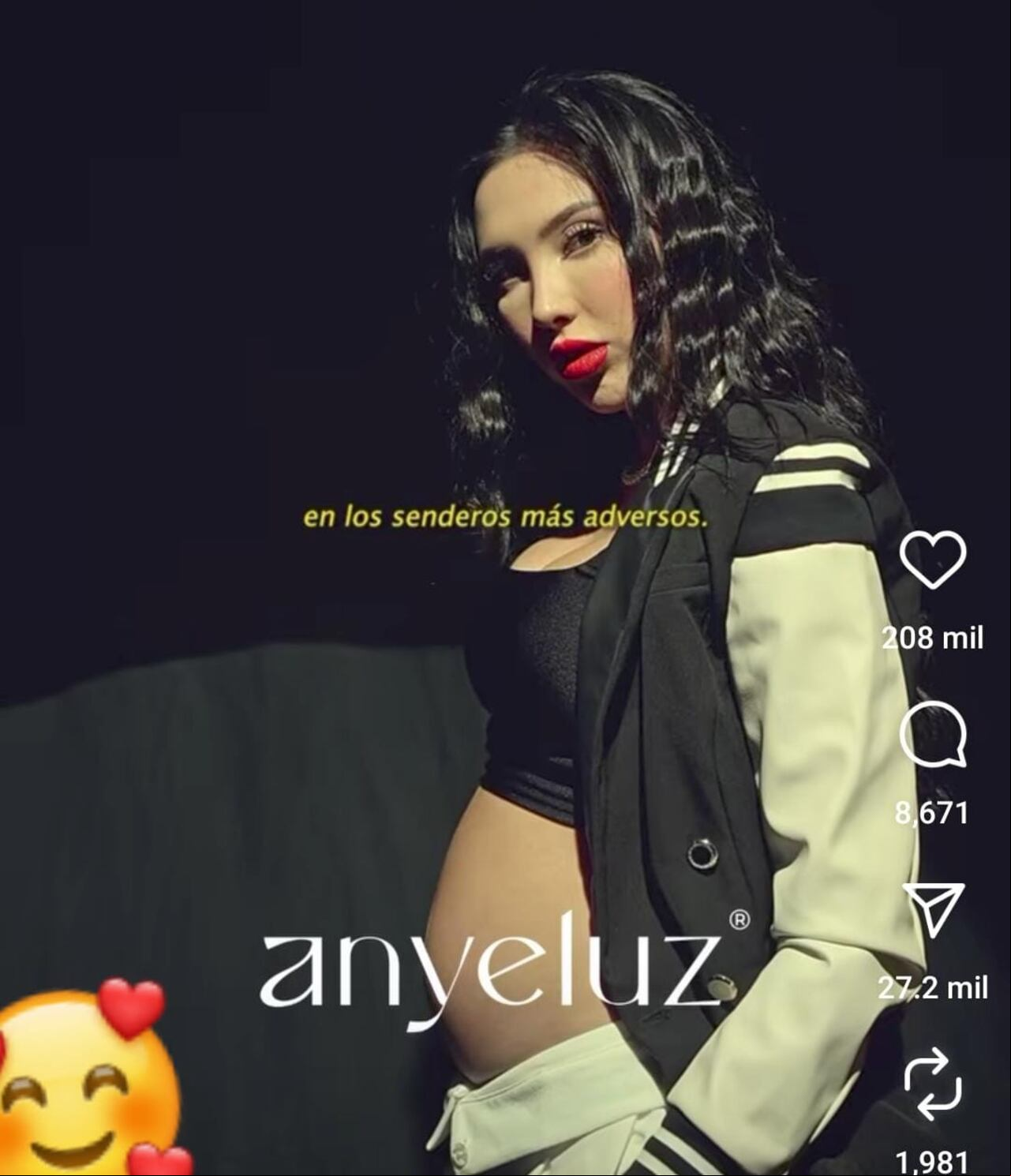 Aida Victoria Merlano sorprendió a sus seguidores al anunciar que está embarazada de su pareja Juan David Tejada.