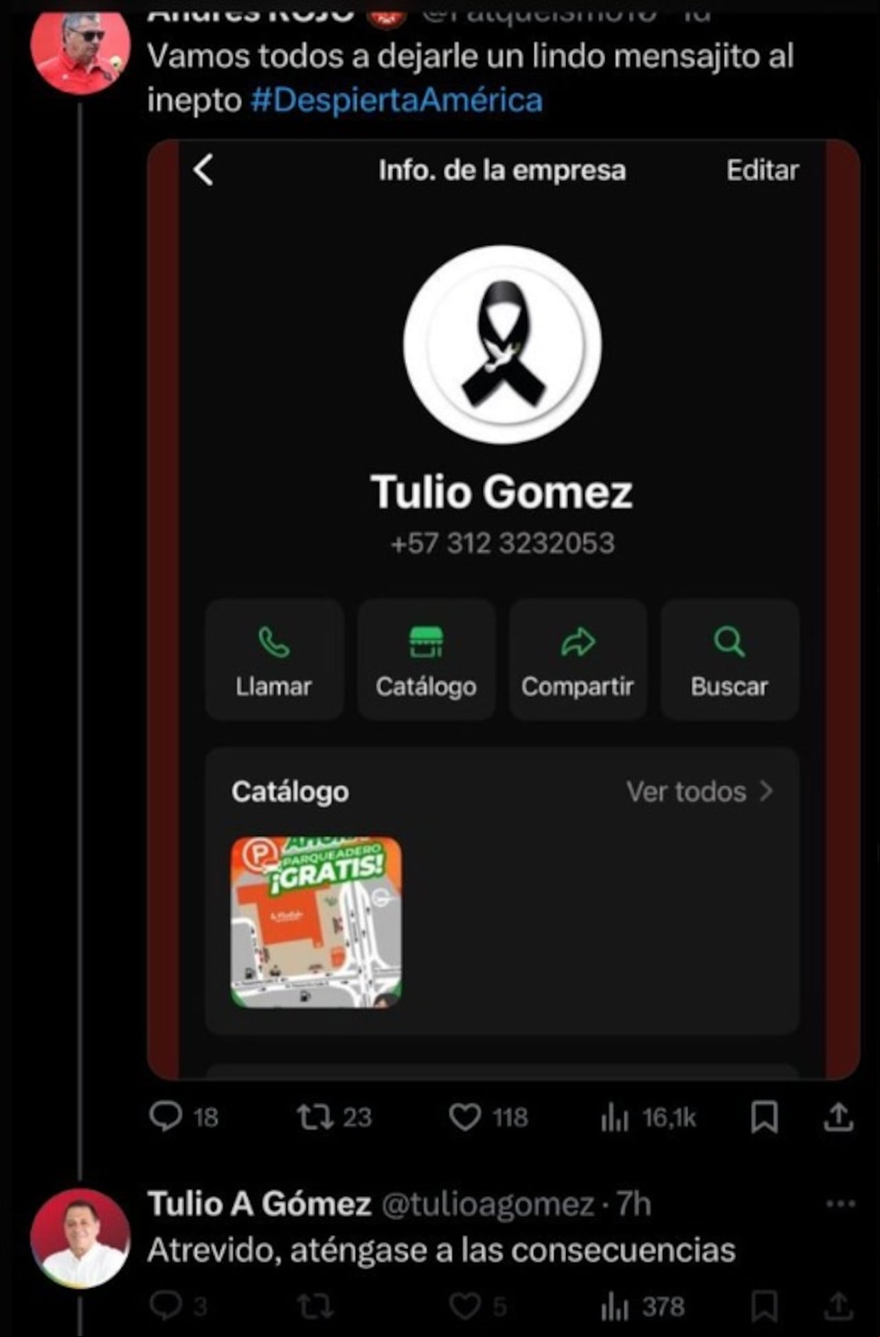 Tulio Gómez responsabiliza a hincha por su seguridad tras amenazas
