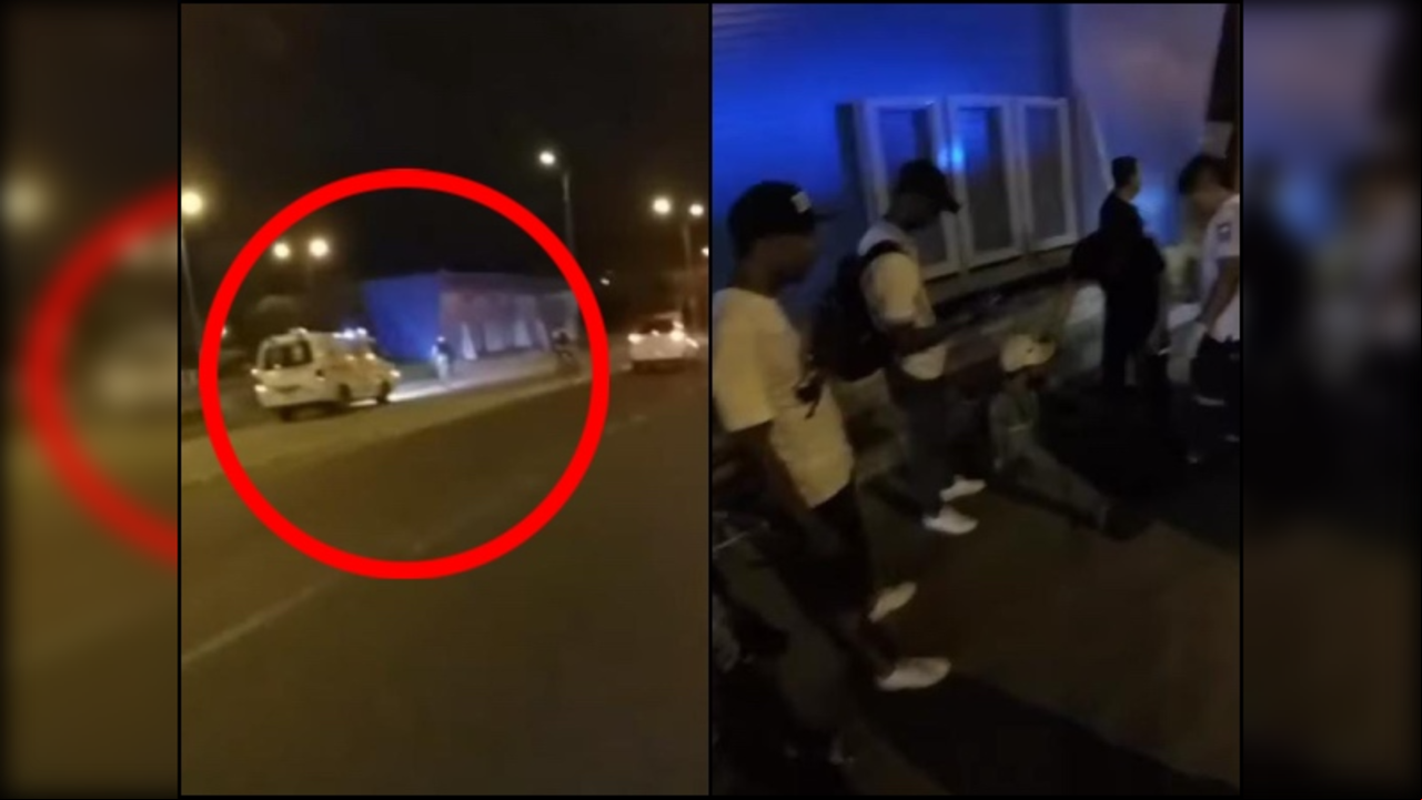 Una ambulancia atropelló a un ciclista que se movilizaba por el carril del MÍO.