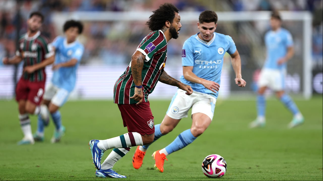 Imagen del partido entre Manchester City y Fluminense por la final del Mundial de Clubes.