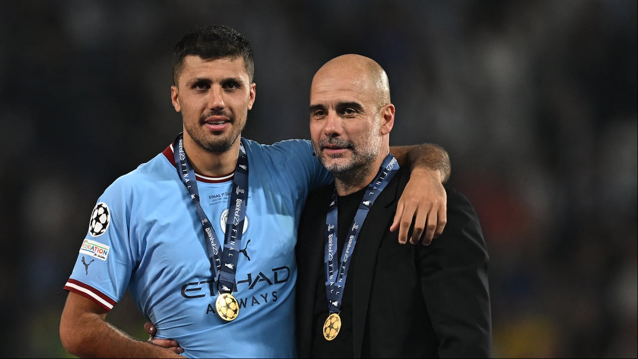 Pep Guardiola aseguró que Rodri se merecía el balón de oro y que puede servirle para regresar de su dura y larga lesión de rodilla.