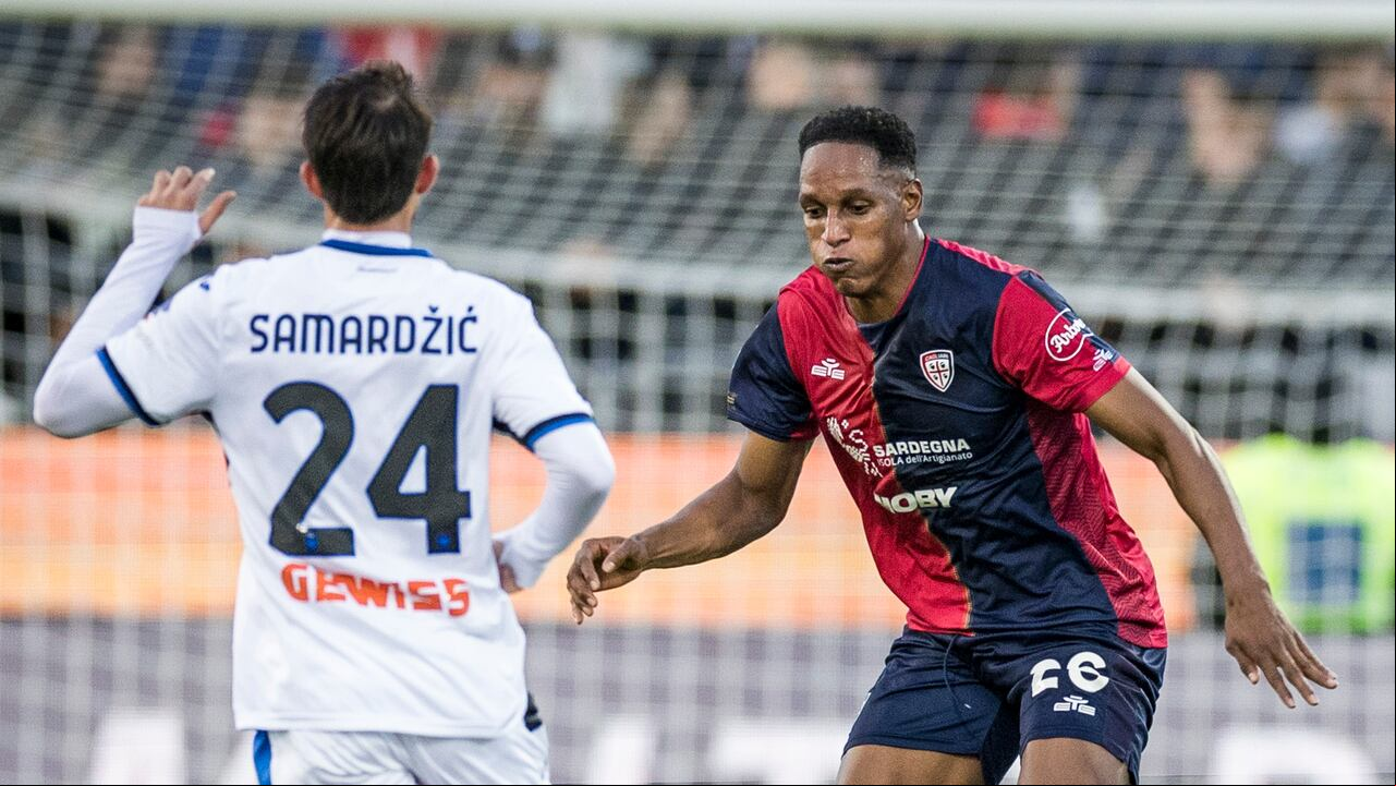 Atalanta venció a Cagliari en condición de visitante, Yerry Mina fue titular, mientras que Juan Cuadrado vio el partido desde el banco.