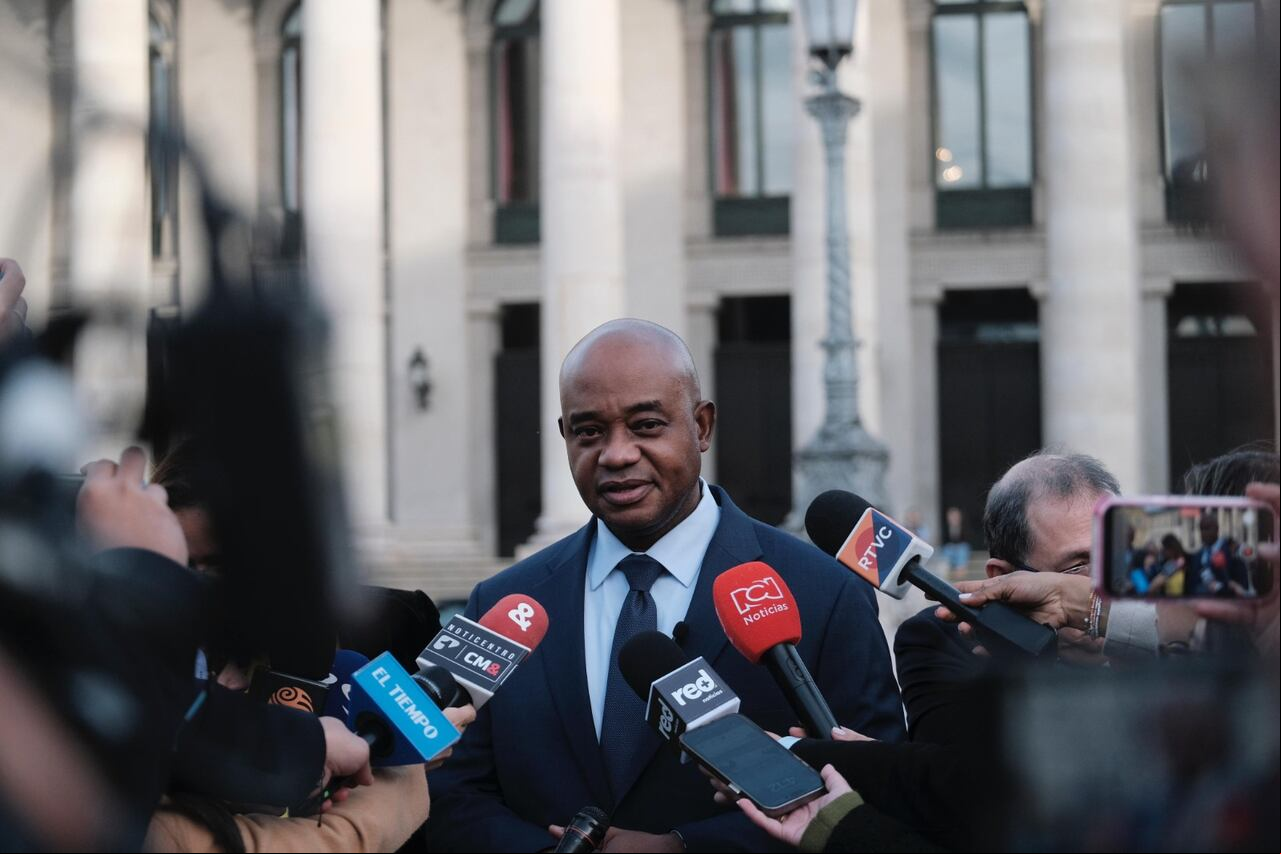 Luis Gilberto Murillo habló con los medios desde Alemania, donde el presidente Petro asiste a la Conferencia de Seguridad de Múnich.