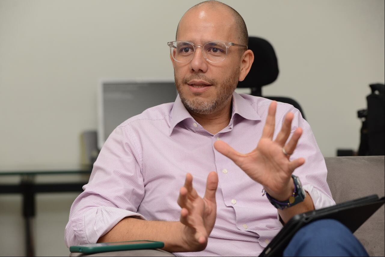Activo: Presidente de la Cámara de Comercio de Cali. Luis Fernando Pérez, foto José L Guzmán. El País