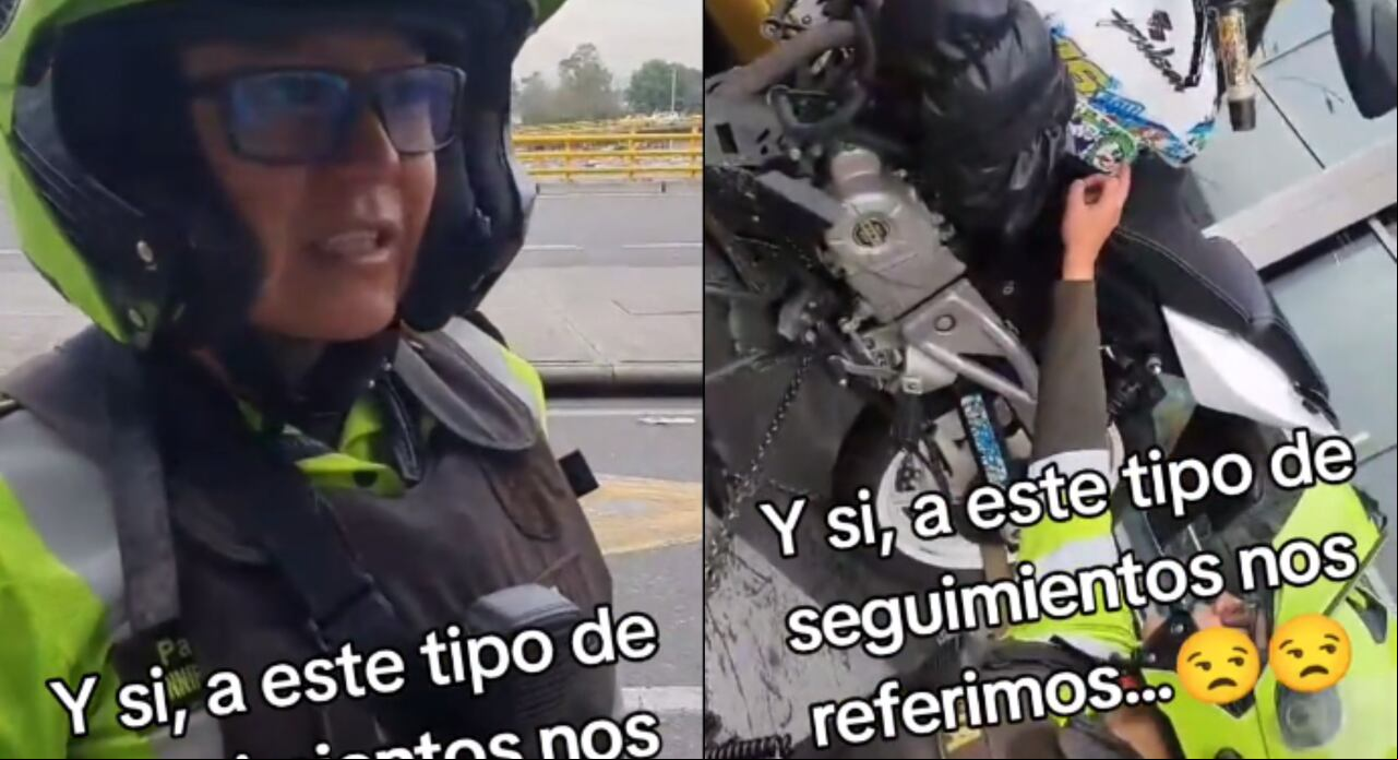 La oficial de tránsito impuso la sanción al considerar que el color de la moto no coincidía con lo registrado en la tarjeta de propiedad.