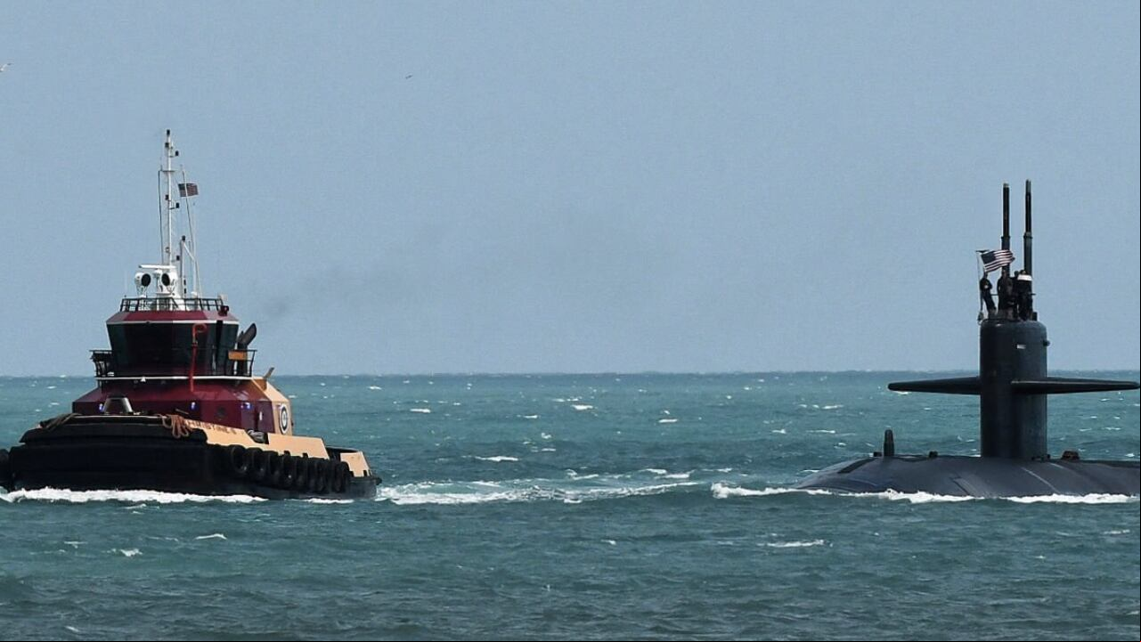 Un submarino de Estados Unidos con armas nucleares llegará a Corea del Sur (imagen de referencia)
