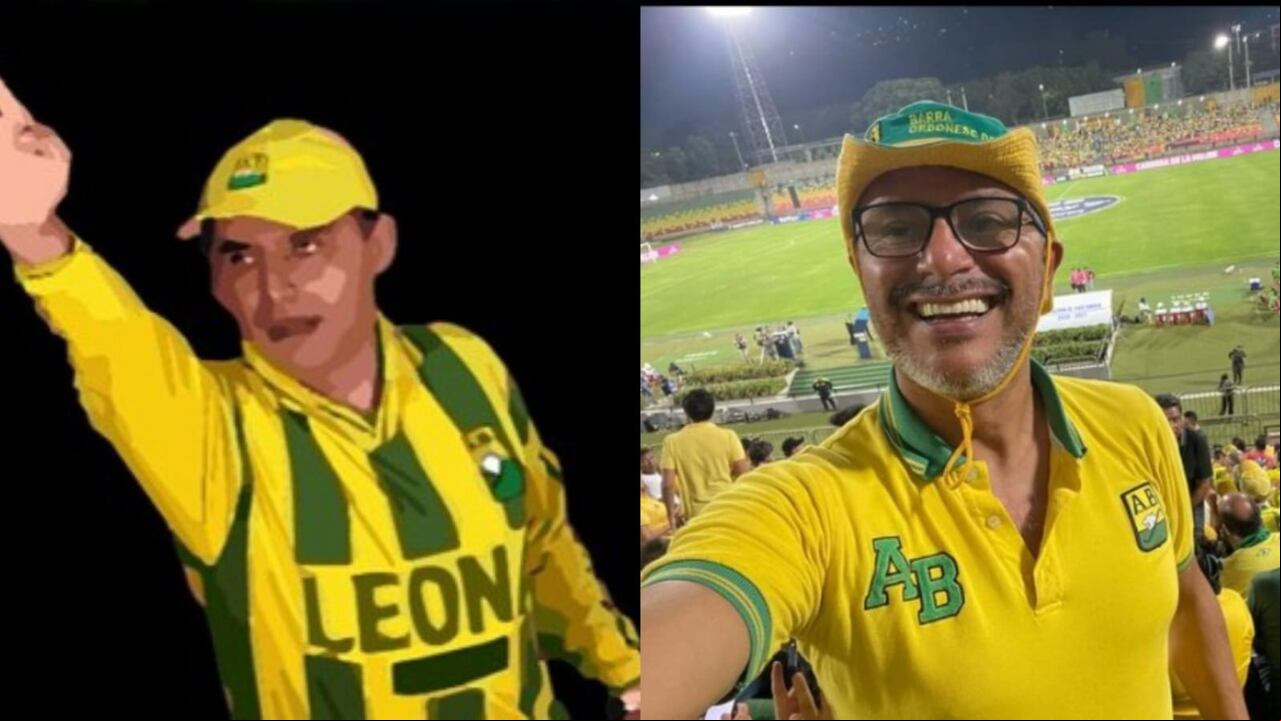 José Ordóñez, reconocido humorista del programa 'Ordoñese de la Risa' e hincha del Bucaramanga.