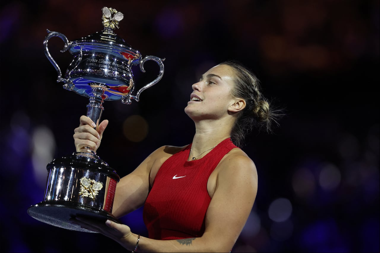 Sabalenka ganó el Abierto de Australia por segunda vez consecutiva