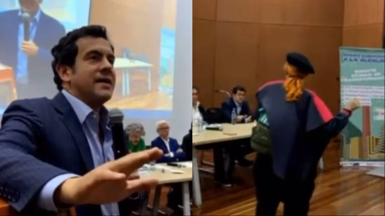 Rodrigo Lara fue atacado por una estudiante de la Universidad Distrital.