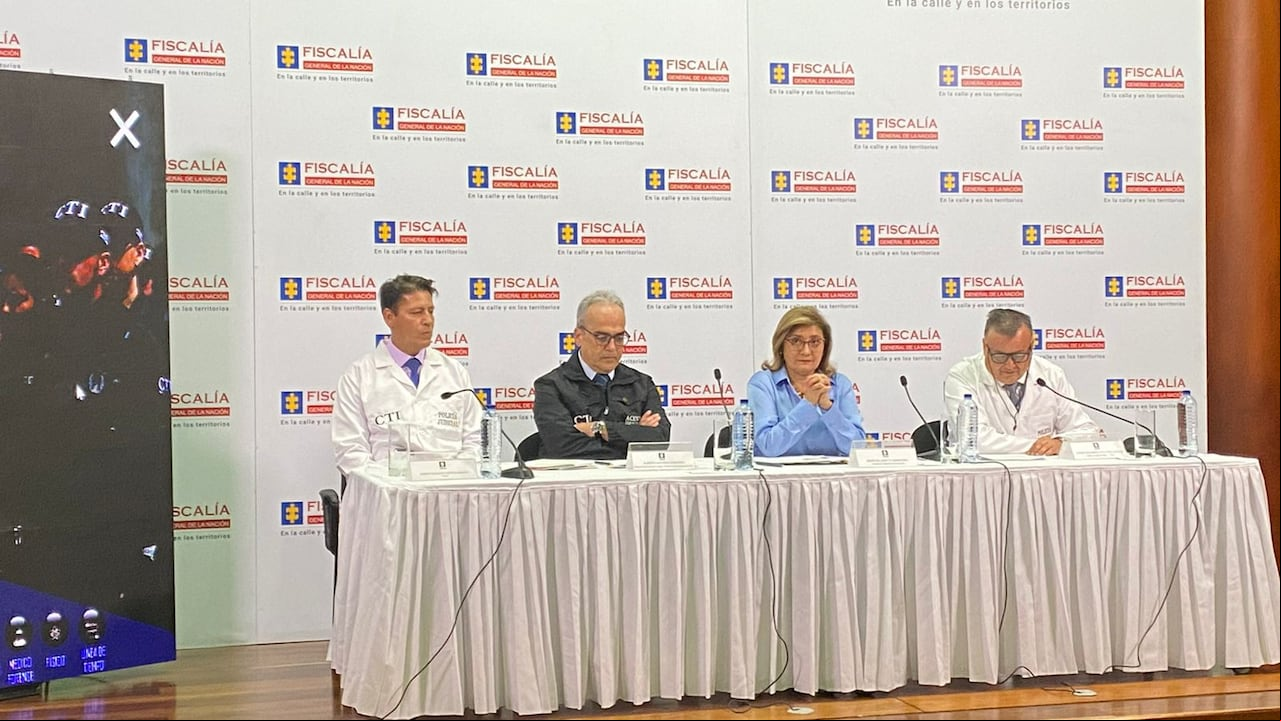 Matha Mancera, vicefiscal general de la Nación, en rueda de prensa sobre la muerte del coronel Óscar Ávila