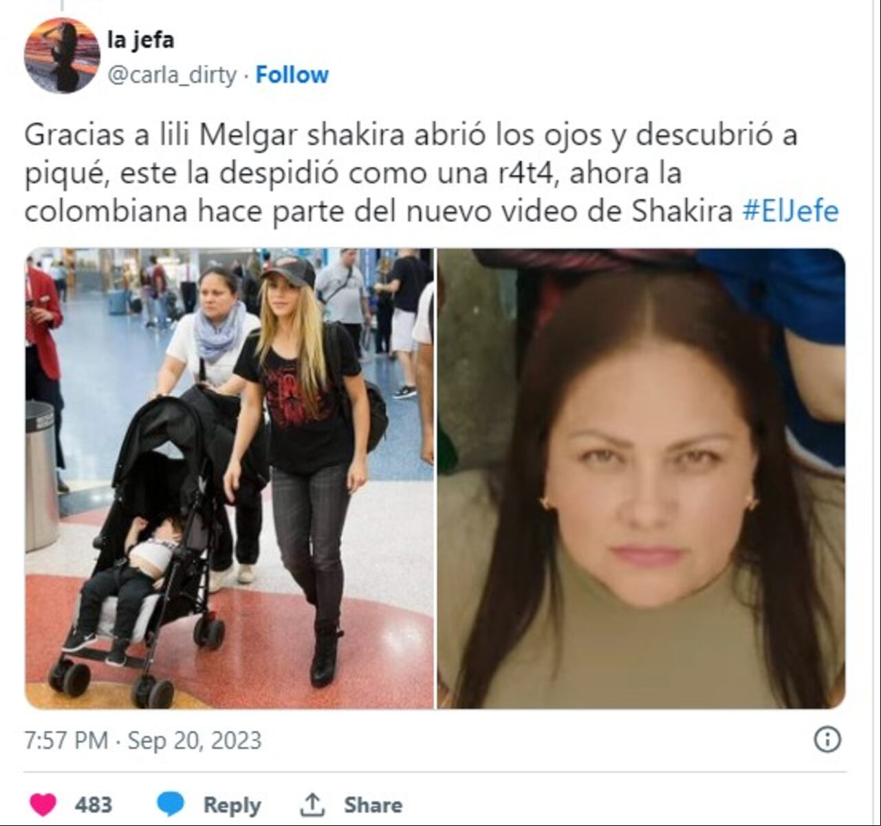 Las redes estallaron luego del lanzamiento del nuevo sencillo de Shakira.
