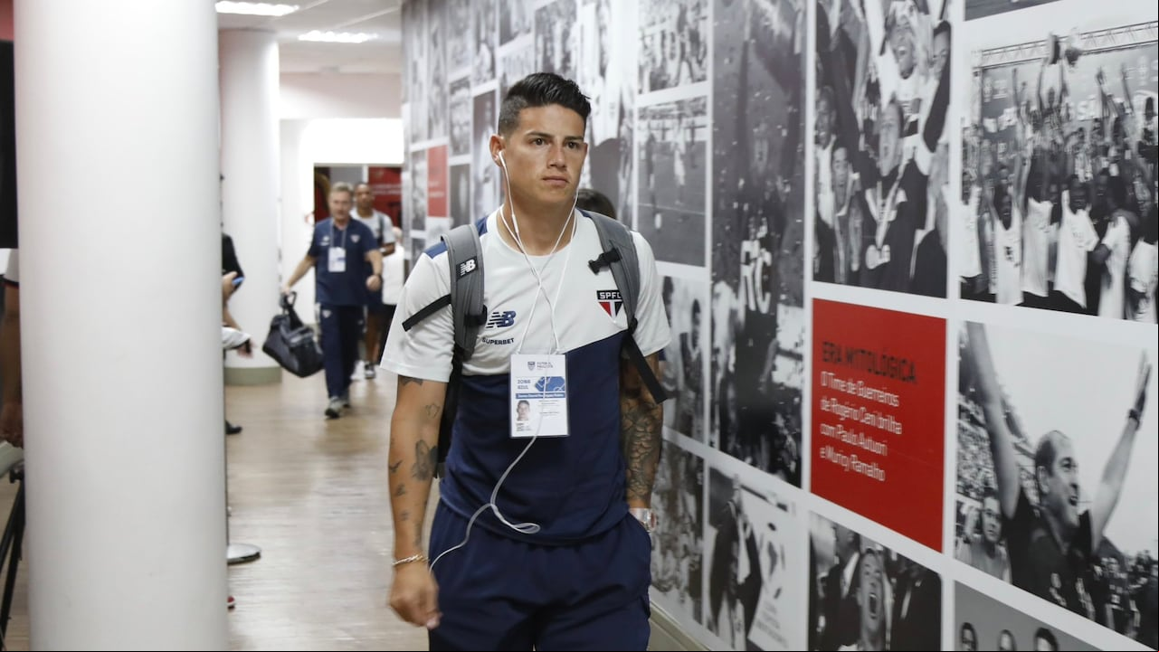 James Rodríguez, jugador de Sao Paulo