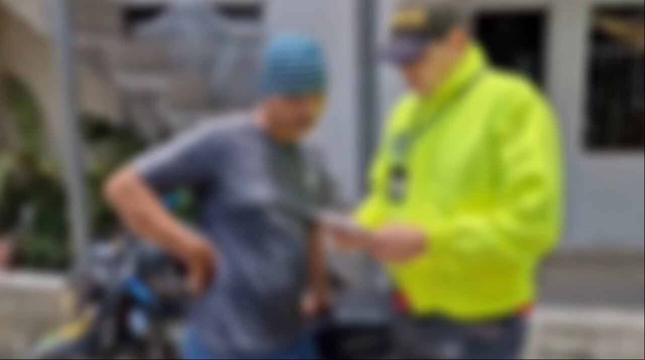 Momento de la captura del individuo.