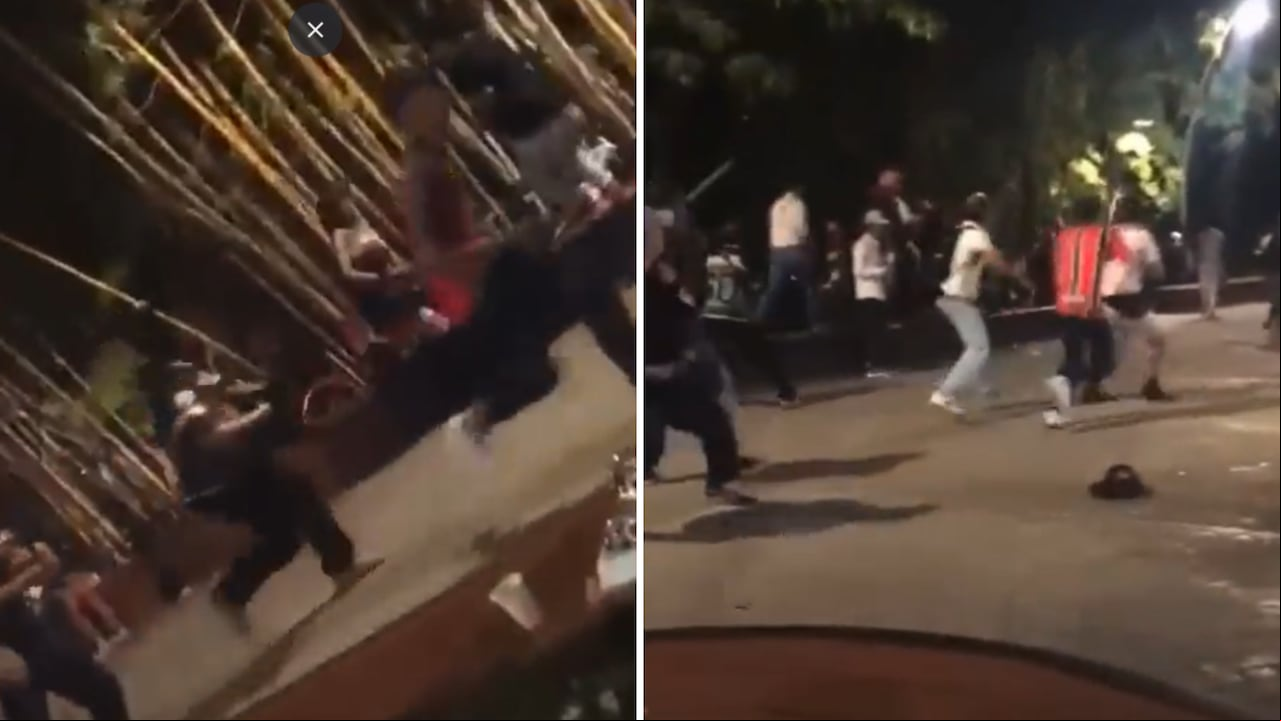 Un video en redes sociales muestra el caos que generó la situación.