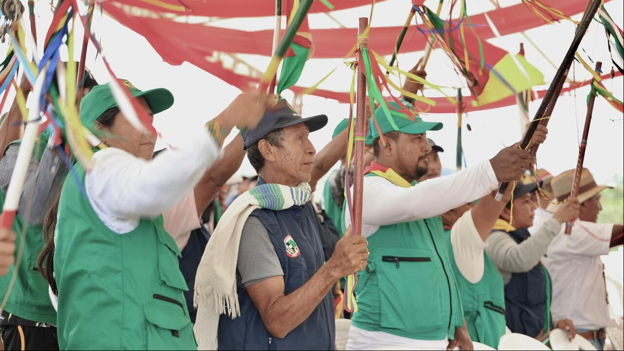 Minga indígena participa en la COP16